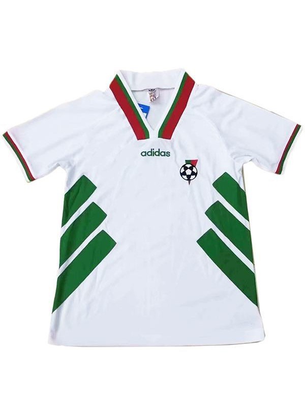 Bulgarie domicile rétro maillot de football vintage match premier maillot de football sportswear homme blanc 1994
